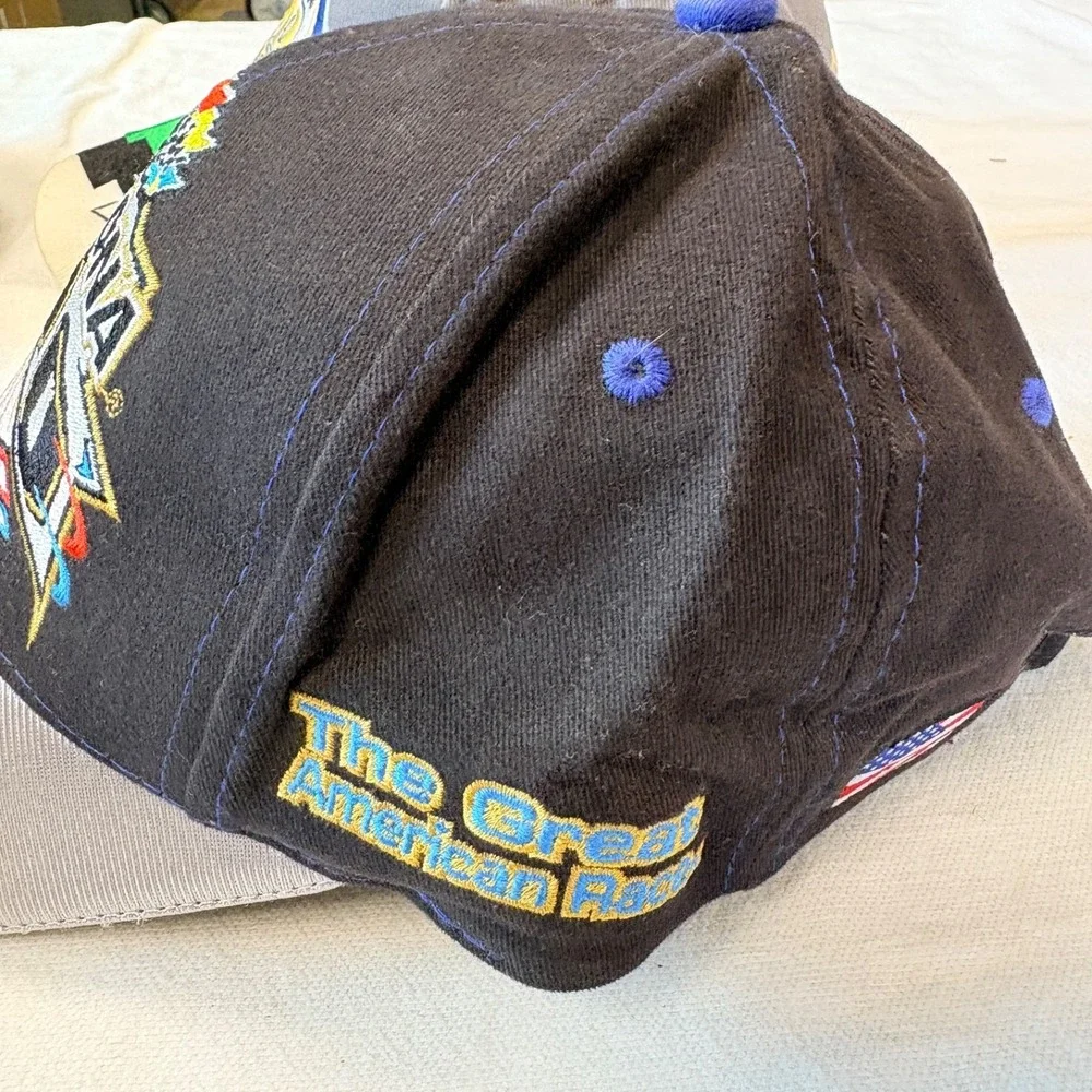 Lot 4 Vtg Daytona 500 Baseball Hats Embroidered Disney Mickey Anniv. '04-08'